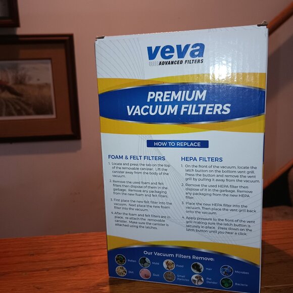 NEW VEVA Complete Premium Vacuum Filter Set, 10 Pieces - Picture 9 of 9